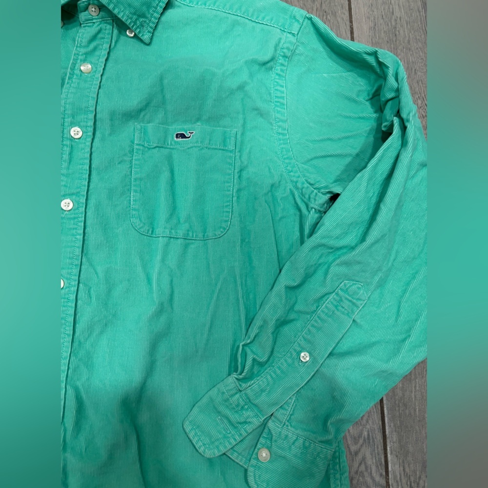 Vineyard Vines Men’s Large Corduroy Dress Shirt Large - Picture 3 of 6